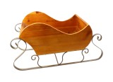 Cumpara ieftin Decoratiune Craciun - Firwood Sleigh with Metal Gliders | Kaemingk