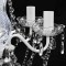 Candelabru, 5 becuri, transparent - 7