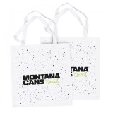 Sacosa, Bag Cotton Logo Stars, White, Montana