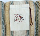 Saculet Vintage pentru lenjerie din bumbac