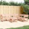vidaXL Set canapea de grădină, 6 piese, lemn masiv Douglas 3217018