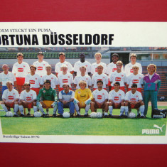 ECHIPA DE FOTBAL FORTUNA DUSSELDORF SEZONUL 89/90