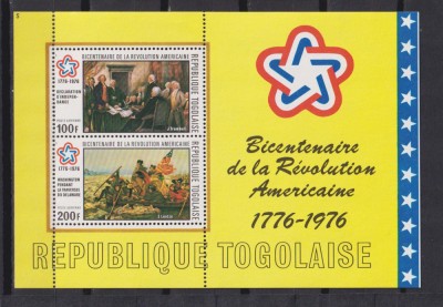 REP. TOGOLAISE MI. BLOCK 101A MNH foto