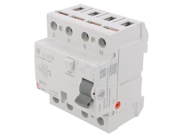 &Icirc;ntrerupător diferențial 25A 30mA 4P 230/400V