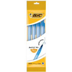 Bic Pix Round Stic Classic Varf Mediu Pasta Albastra 4 Buc 32521518