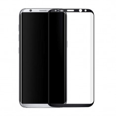 Folie Protectie ecran antisoc Samsung Galaxy S8 G950 Tempered Glass Full Face 3D Neagra foto