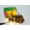 Instalatie de Craciun Flippy&reg; Tip Turturi, 8 jocuri de lumini Sectiune 3 m, 96 LED-uri, Interconectabila, Fir Negru, Alb Cald