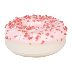 Decoratiune Gogoasa plastic roz &Oslash; 8x3 cm