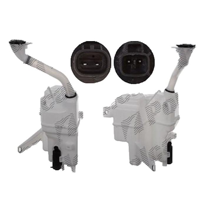 Rezervor spalator parbriz Toyota Camry (Xv70), 07.2017-, Lexus Es (Xv60), 10.2015-2018, Gat de umplere cu capac,Cu senzor nivel lichid,cu washerpump,