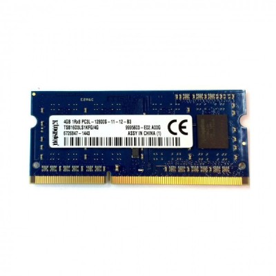 Memorie Laptop DDR3 Kingston 4gb 1rx8 pc3l-12800u-11-11-b3 foto