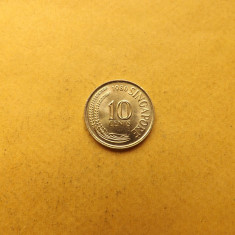 Singapore 10 Centi 1980 - MS 1 ( Piesa de colectie )
