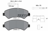 TEXTAR 2446703 Q+ set placute frana,frana disc