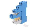 Releu Intermediar DPDT 24VDC 8A 250VAC, Finder