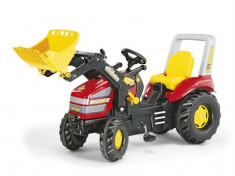 Tractor Cu Pedale Copii Rolly Toys 046775 Rosu foto