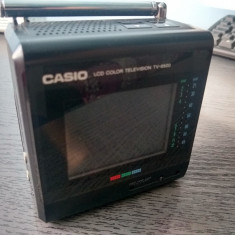 MINI TV DE COLECTIE CASIO TV-6500 DIN ANUL 1989 DEFECT.CITITI CU ATENTIE ANUNTUL