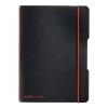 Caiet Herlitz, my.book flex, A5, 40 file, 70 g/mp patratele, coperta neagra,