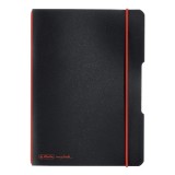 Caiet Herlitz, my.book flex, A5, 40 file, 70 g/mp dictando, coperta neagra,