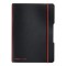 Caiet Herlitz, my.book flex, A5, 40 file, 70 g/mp dictando, coperta neagra,