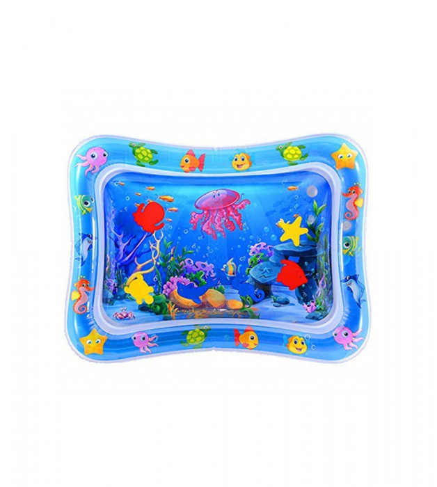Saltea cu apa, centru de activitati pentru bebelusi, 65 x 50 x 5 cm, multicolor
