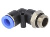 Racord push-in unghiular G 3/8 PBT 0-60&deg;C