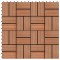 Plăci de pardoseală 11 buc, culoare tec, 30 x 30 cm, WPC, 1 mp