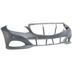 Bara fata Mercedes Clasa E W212 Sedan/Combi 02.2013- Model Avangarde, parte montare grunduita, cu gauri senzori parcare, 50E1074J, Aftermarket