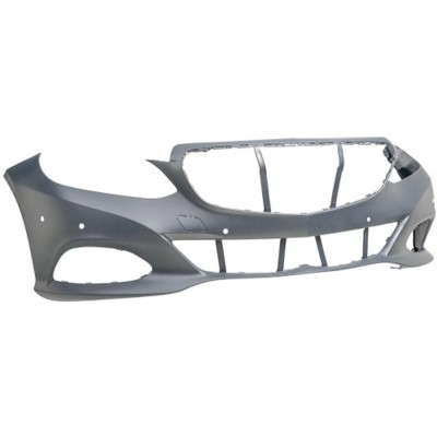 Bara fata Mercedes Clasa E W212 Sedan/Combi 02.2013- Model Avangarde, parte montare grunduita, cu gauri senzori parcare, 50E1074J, Aftermarket foto