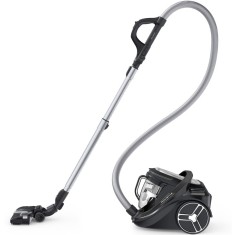 Aspirator fara sac Rowenta Silence Force Cyclonic Effitech&reg; RO7935EA, 500 W, recipient pentru praf 2.5 L, 3 niveluri de filtrare, negru