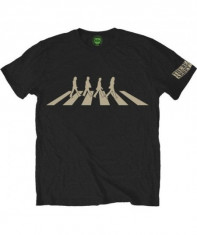 Tricou Unisex The Beatles: Abbey Road Silhouette foto