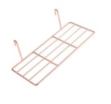 Raft de perete Infinite Node, metal, rose, 25 x 10 x 8 cm