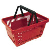 Coș cu rafturi Shopper, 20 litri, roșu, cumpărături, Strend Pro