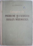 Culegere de probleme si exercitii de analiza matematica &ndash; B. P. Demidovici