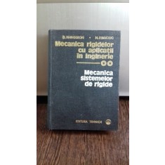 MECANICA RIGIDELOR CU APLICATII IN INGINERIE - D. MANGERON VOL.2