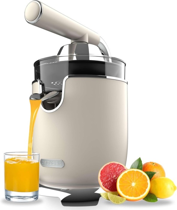 Storcator de citrice Cecotec RetroJuice 1000, 1000W, Inox, 2 conuri, anti picurare