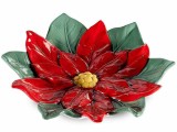 Platou Craciunita ceramica multicolora &Oslash; 21 cm