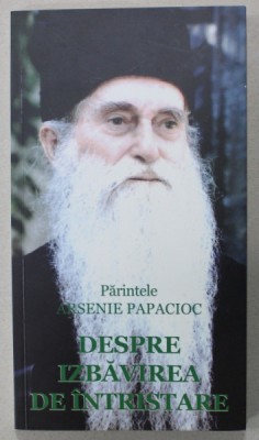 DESPRE IZBAVIREA DE INTRISTARE de PARINTELE ARSENIE PAPACIOC , 2013 foto