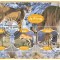 GABON 2020 - Fauna, Pume / set complet colita + bloc