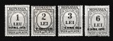 ROMANIA 1930 TAXA DE PLATA SUPRATIPAR 8 IUNIE 1930 SERIE SARNIERA, Nestampilat