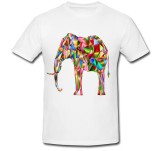 Cumpara ieftin Tricou &quot; Elefant geometric color &quot;