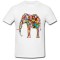 Tricou &quot; Elefant geometric color &quot;