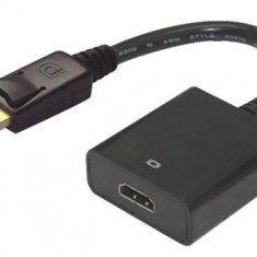 Cablu adaptor DisplayPort tata intrare la HDMI mama iesire 4K 30HZ