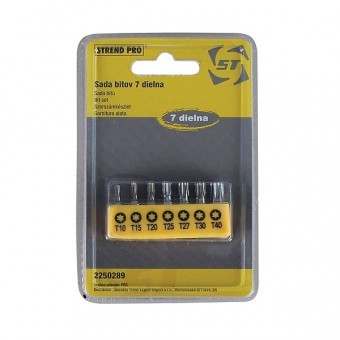 Set 7 biti Torx T10-40, Strend Pro YF40519 foto