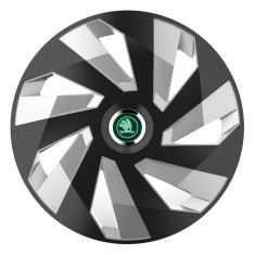 Set 4 Capace Roti pentru Skoda Nou Verde, model Vector Mix, R15, SKODA