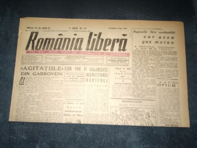 ZIAR ROMANIA LIBERA 2 FEBRUARIE 1946 foto