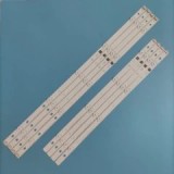 Set barete led , Televizor LG 49 inch , 4 barete cu 4 led-uri si 4 barete cu 5 led-uri Originale