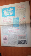 ziarul magazin 19 aprilie 1980-art. adrian paunescu cu meciul craiova-baia mare foto