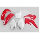 MBS Kit plastice Honda CRF 450 2004, alb/rosu, culoare OEM, Cod Produs: HOKIT107999
