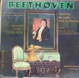 Disc vinil, LP. CONCERT PENTRU VIOARA SI ORCHESTRA IN RE MAJOR OP.61 Conductor: Sergiu Celibidache Violin: -188644, Electrecord