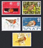 Marea Britanie 1995 - Crăciun, păsări, serie neuzata