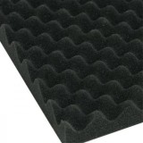 Burete Acustic Studio 1mp, Izolator Fonic, Material Fonoabsorbant, Spuma Poliuretanica, Gri Antracit, 100x100x3cm